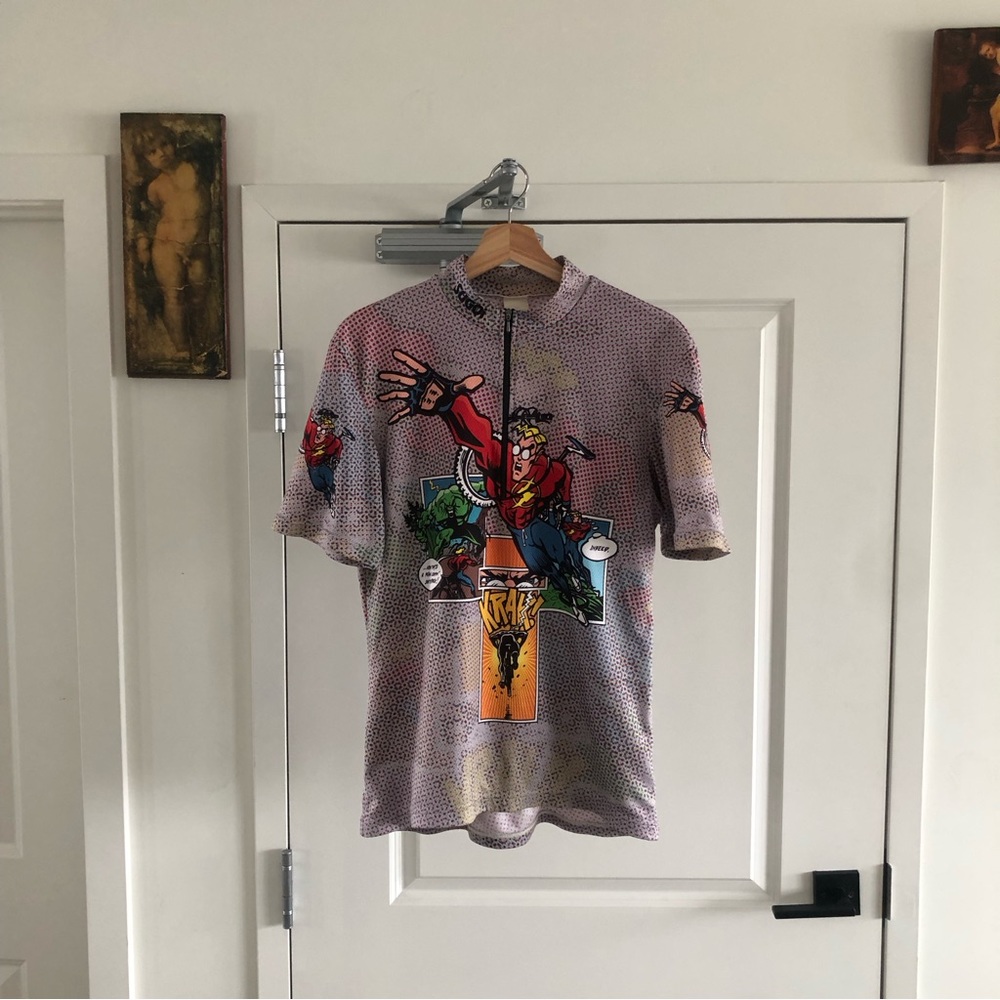 Super hero Sugoi cycling jersey